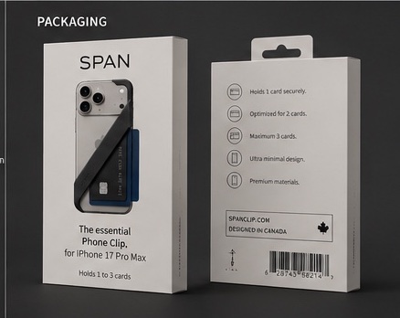 SPAN Clip packaging concept
